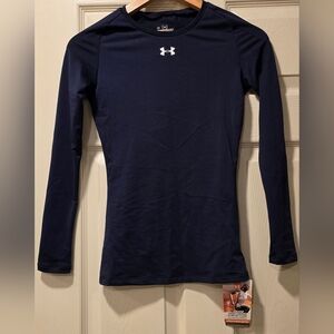 Under Armour Women Dark Blue Performance Top, SM
